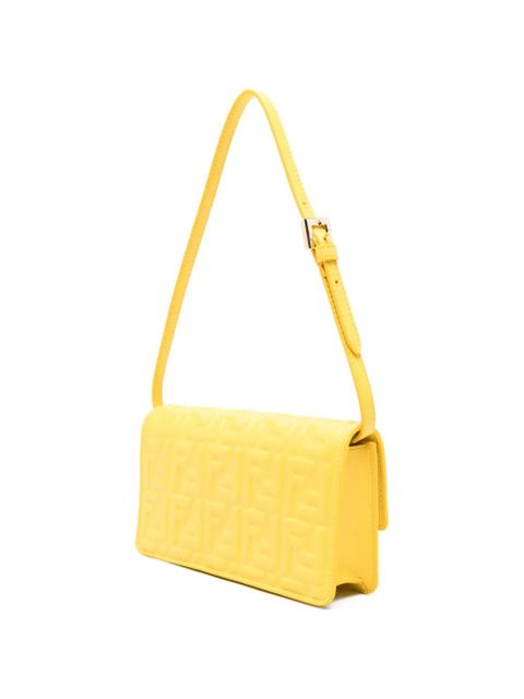 FENDI Wallet On Chain Baguette cross body bag - Yellow