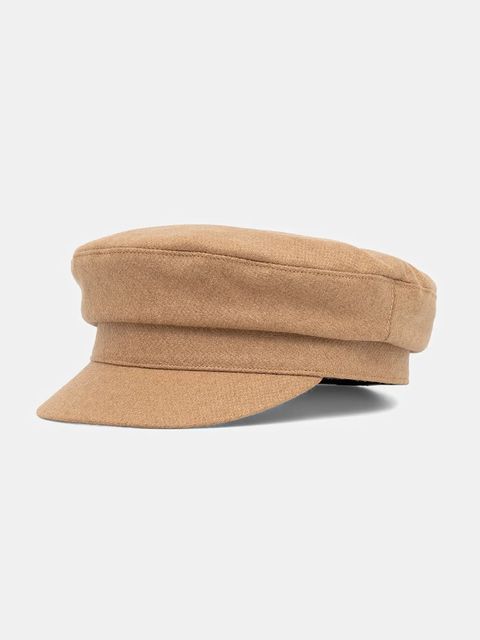 Weekend Max Mara kaszkiet wełniany ANGORA kolor beżowy wełniany 2525576044600 - zdjęcie produktu nr 1