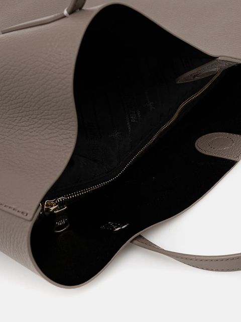 Patrizia Pepe torebka skórzana kolor granatowy 2B0130 L148