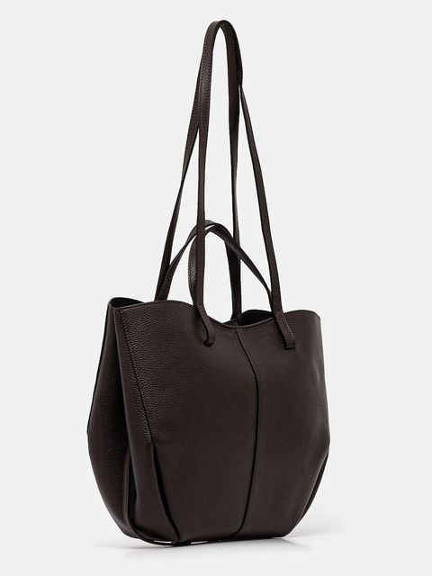 Answear.LAB torebka skórzana kolor brązowy - zdjęcie produktu nr 2