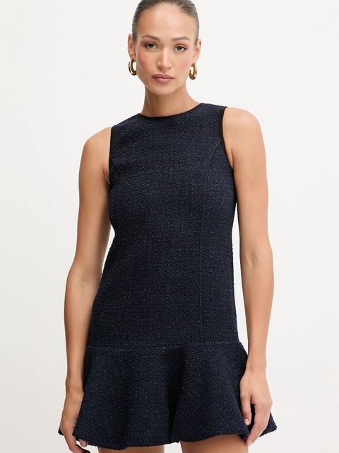 Pinko sukienka z domieszką wełny kolor granatowy mini prosta 105795 A2VL - zdjęcie produktu nr 1