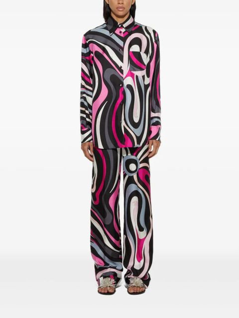 PUCCI Marmo-print shirt - Black