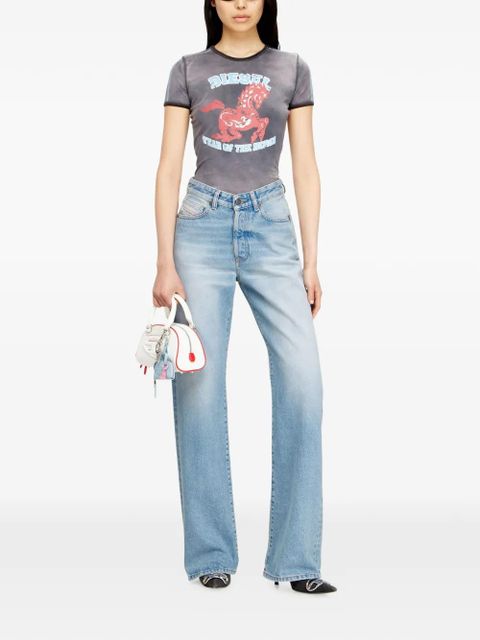 Diesel printed trim T-shirt - Grey - zdjęcie produktu nr 2