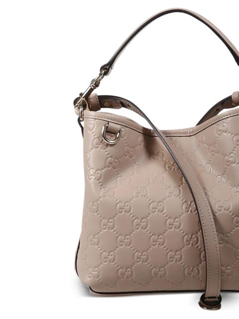 Gucci small GG Emblem tote bag - Neutrals