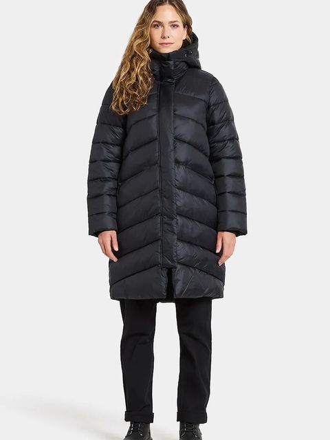 Didriksons kurtka MARION kolor czarny zimowa oversize 505921