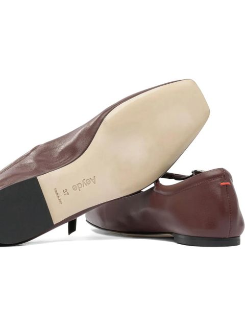 Aeyde Uma ballet flats - Brown