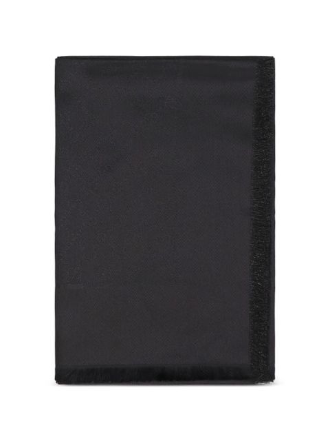 Gucci GG fringed shawl - Black - zdjęcie produktu nr 1