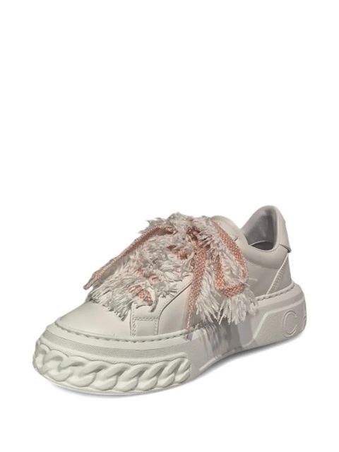 Casadei fringe platform sneakers - White - zdjęcie produktu nr 2