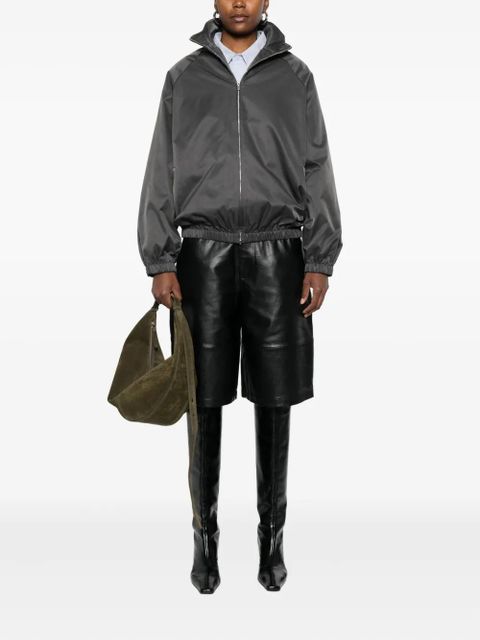 The Frankie Shop leather panelled shorts - Black - zdjęcie produktu nr 2