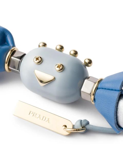 Prada Candy leather keyring - Blue - zdjęcie produktu nr 2