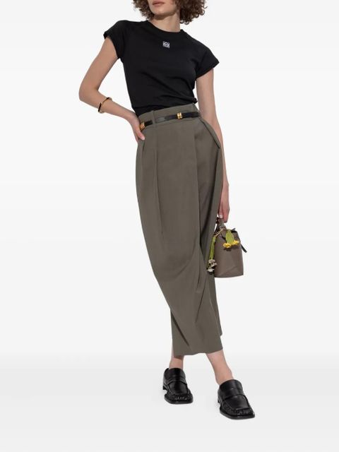 LOEWE Anagram-embroidered T-shirt - Black - zdjęcie produktu nr 2