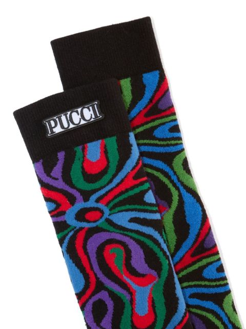 PUCCI Marmo-jacquard socks - Black - zdjęcie produktu nr 2