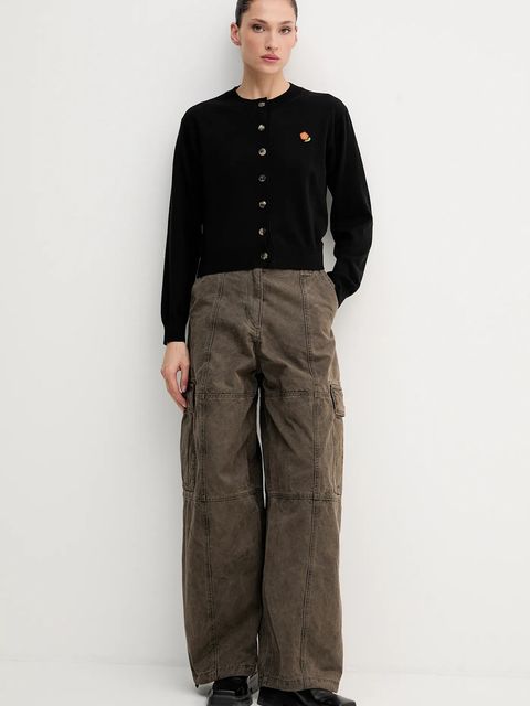 Kenzo kardigan wełniany Pop