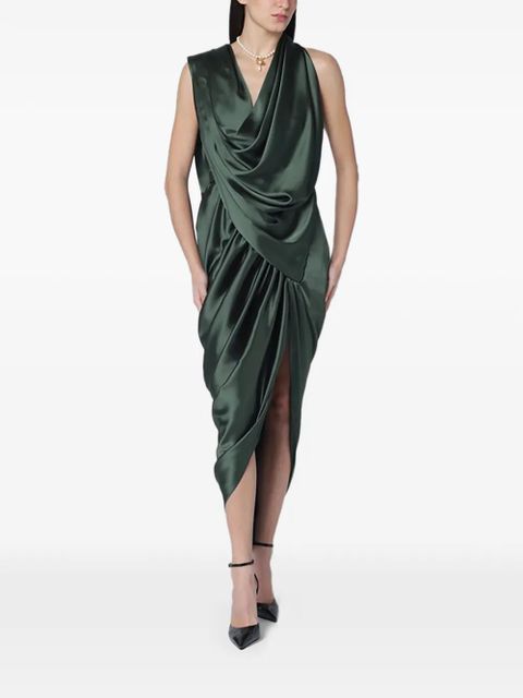 Vivienne Westwood draped split dress - Green - zdjęcie produktu nr 1