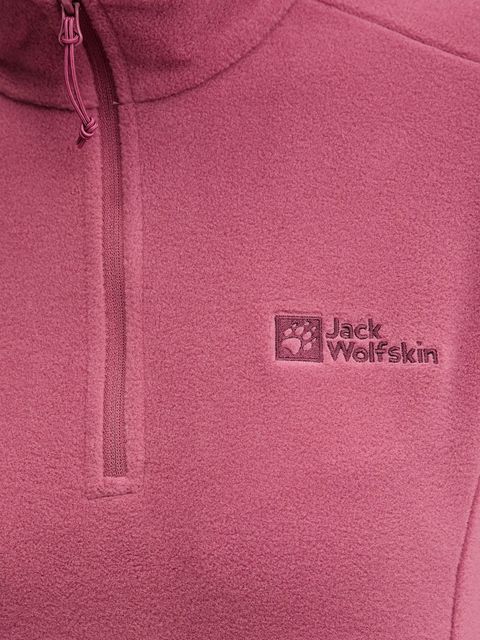 Jack Wolfskin bluza sportowa Taunus kolor różowy gładka 1709532