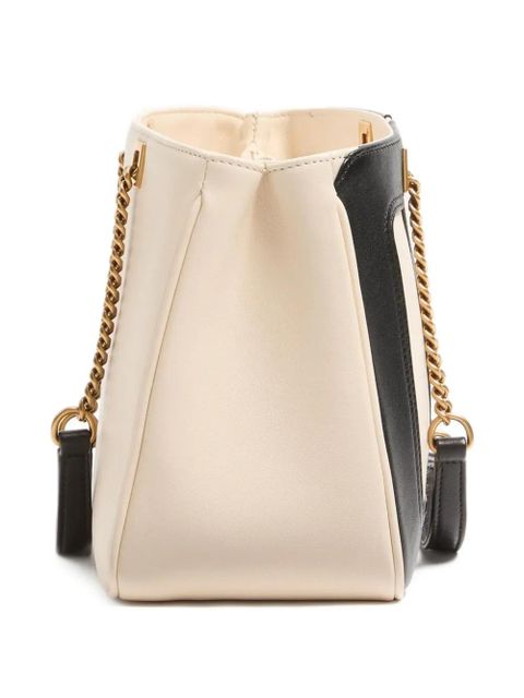 Valentino Garavani Vlogo chain leather tote bag - Neutrals
