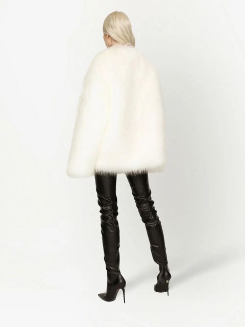 Dolce & Gabbana faux fur jacket - White