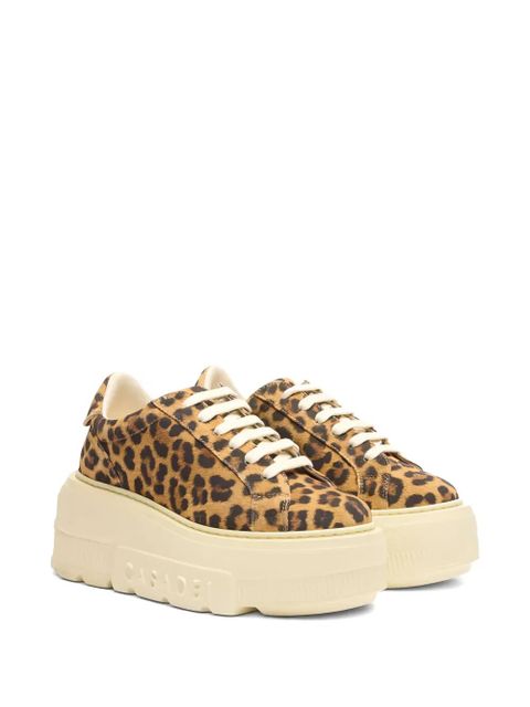 Casadei Malesia Nexus leopard-print platform sneakers - Brown - zdjęcie produktu nr 2