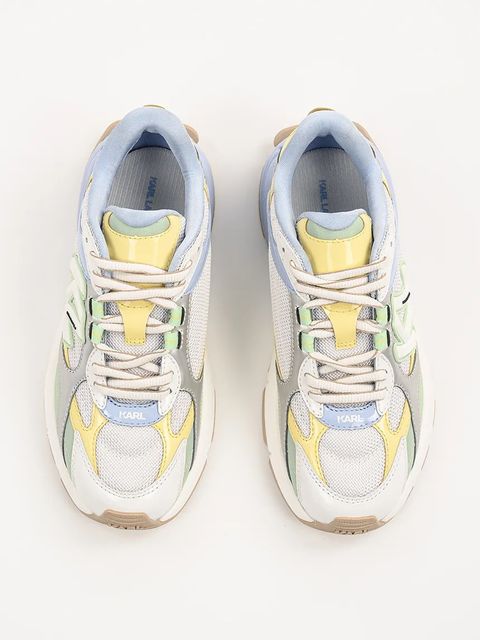 Karl Lagerfeld sneakersy ORION damskie kolor zielony KL65525