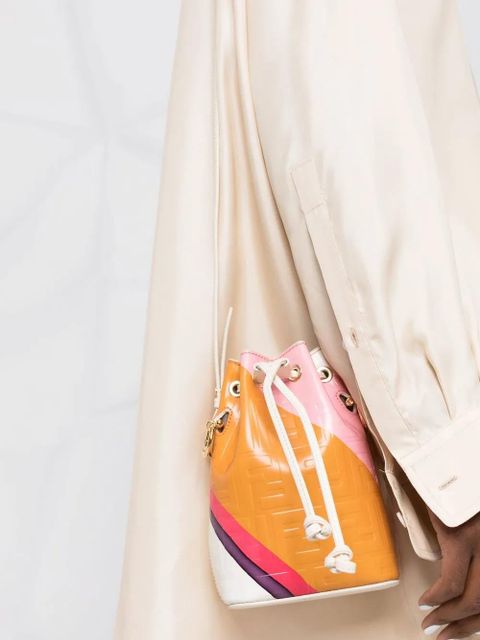 FENDI small Mon Tresor bucket bag - White