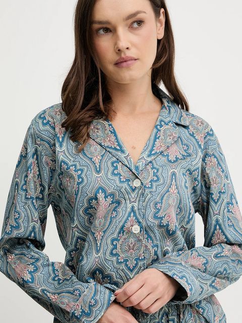 Lauren Ralph Lauren piżama damska kolor niebieski ILN92476