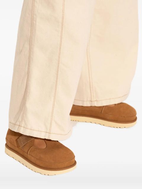 UGG Goldenstar Mary Jane strap detail loafers - Brown
