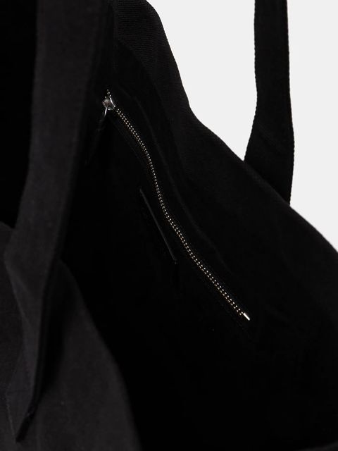 Karl Lagerfeld torebka bawełniana K/ESSENTIAL kolor czarny B1M46078