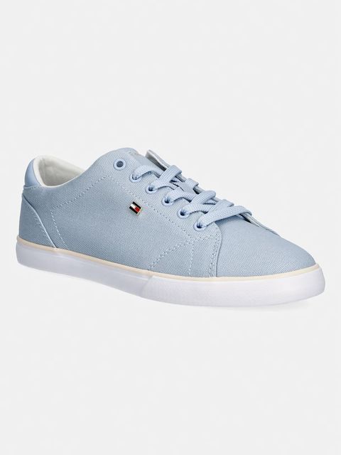 Tommy Hilfiger TH LOW PROFILE VULC CANVAS tenisówki damskie - zdjęcie produktu nr 2