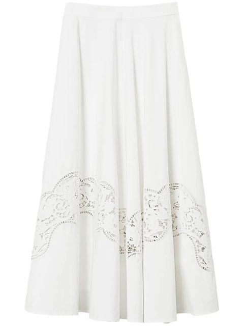 TWINSET cotton woven skirt - White - zdjęcie produktu nr 1