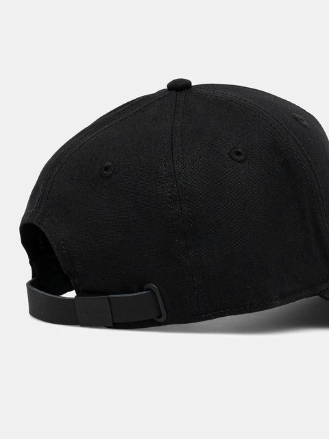 AllSaints czapka z daszkiem bawełniana kolor czarny z aplikacją 29AS101819