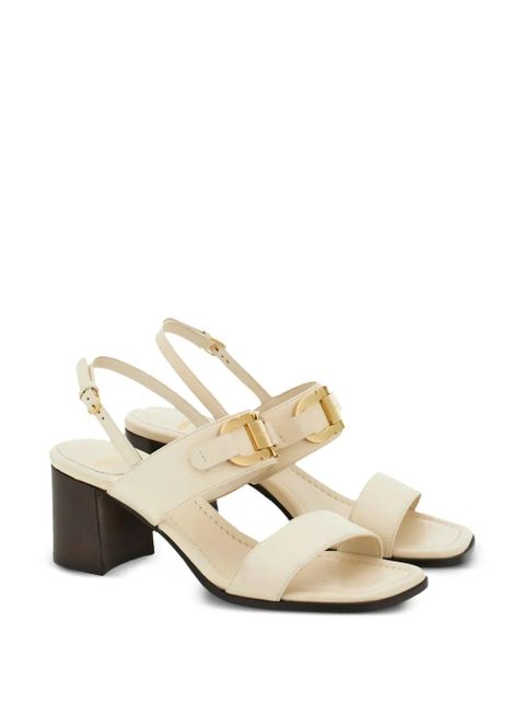 Ferragamo 55mm Gancini-buckle leather sandals - Neutrals - zdjęcie produktu nr 2