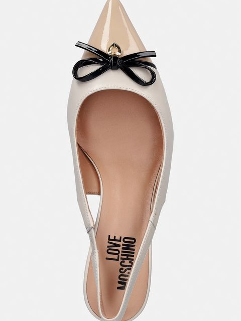 Love Moschino szpilki skórzane