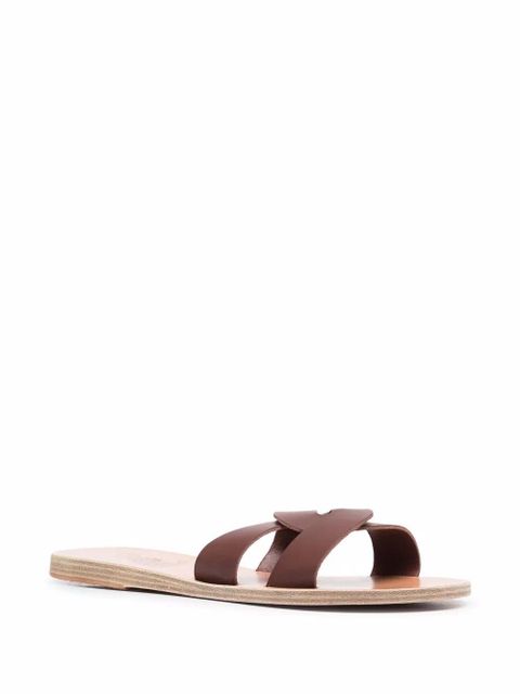 Ancient Greek Sandals Desmos crossover leather-strap sandals - Brown - zdjęcie produktu nr 2