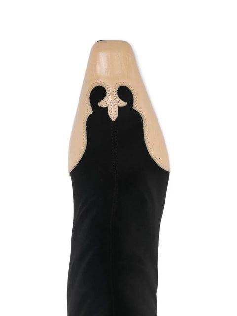 Paris Texas Belle Western ankle boots - Black