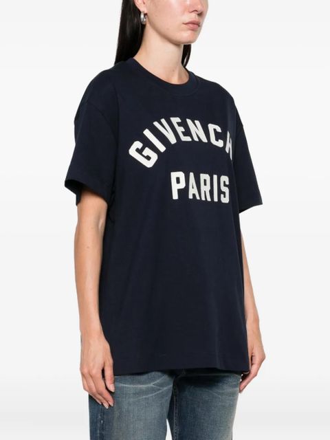 Givenchy logo-print T-shirt - Blue