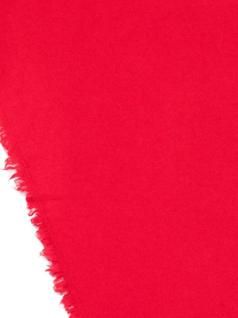 ISABEL MARANT Penina frayed scarf - Red - zdjęcie produktu nr 2