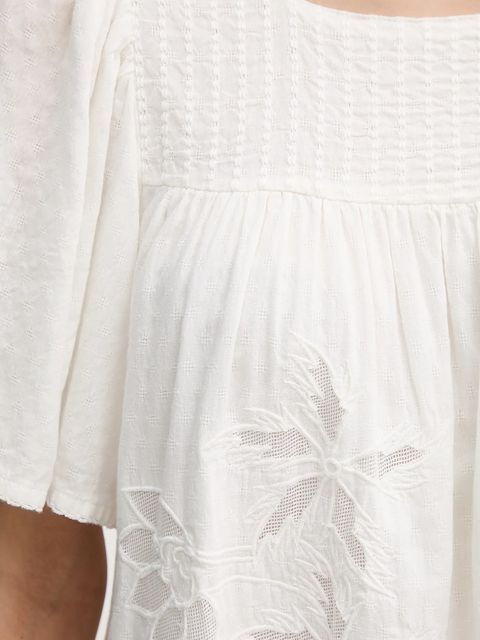 Hoss Intropia sukienka kolor beżowy mini rozkloszowana 8229136