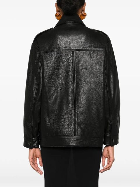Nour Hammour Drey The It Girl leather jacket - Black