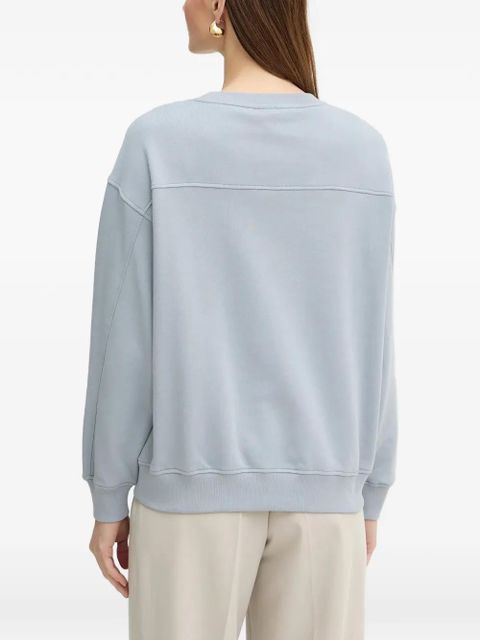 PINKO bead-embellished sweatshirt - Blue