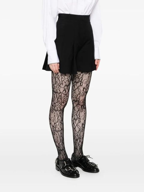 Alexander McQueen pleated shorts - Black