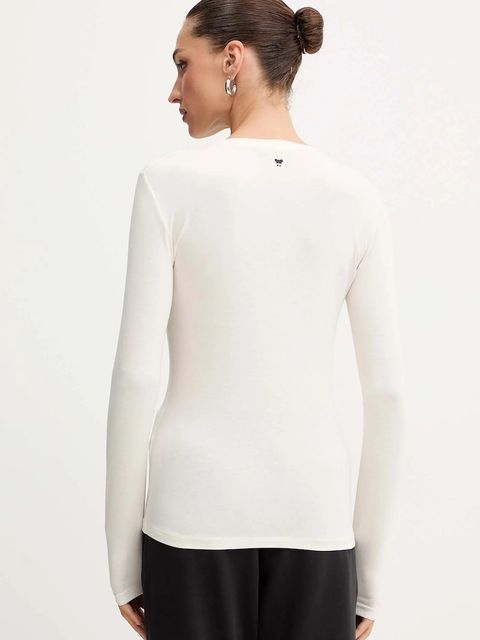 Weekend Max Mara longsleeve MULTIE kolor beżowy 2525946012600