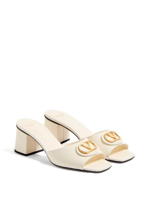 Valentino Garavani VLogo Signature square-toe sandals - White - zdjęcie produktu nr 2