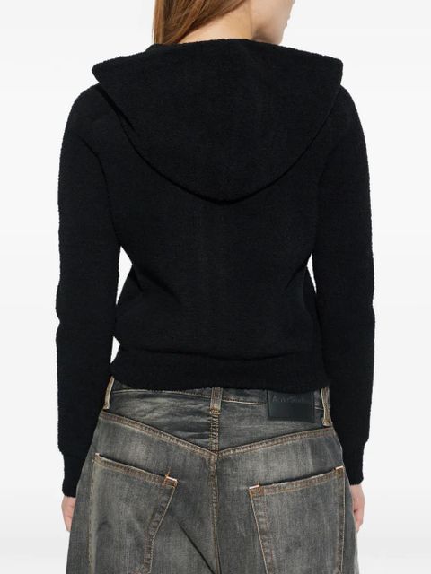 Alexander Wang zip-up hoodie - Black