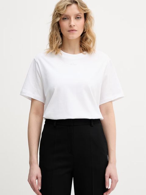 Karl Lagerfeld t-shirt basic damski bawełniany - zdjęcie produktu nr 2