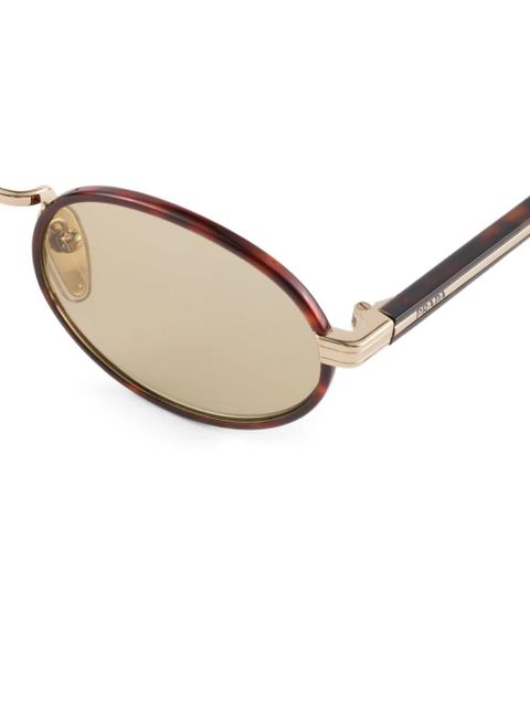 Prada Eyewear round-frame sunglasses - Brown