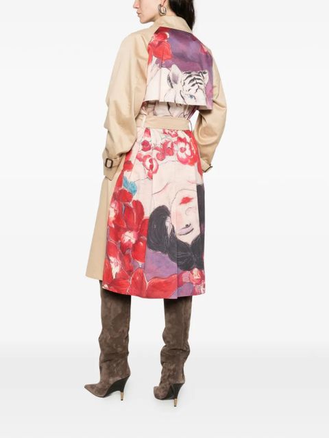 Weekend Max Mara belted double-breasted coat - Neutrals - zdjęcie produktu nr 2