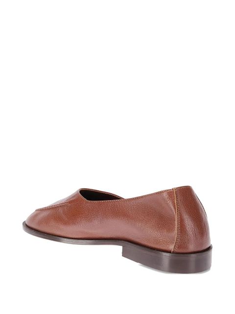 Hereu Juliol Winter leather loafers - Brown
