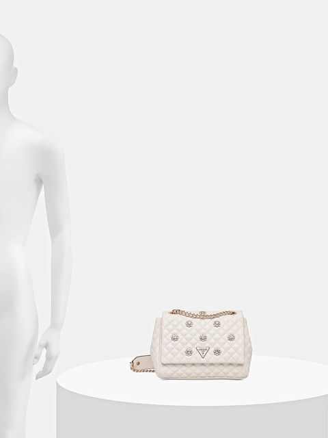 Guess torebka EVERLEE kolor biały HWEG86 79210