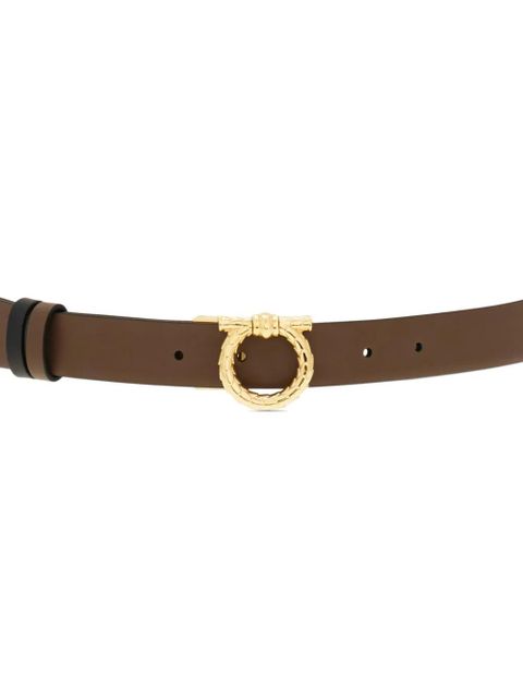 Ferragamo Gancini reversible belt - Brown