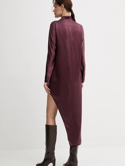 ISABELLE BLANCHE sukienka kolor bordowy mini prosta IS25FW-A064-T008